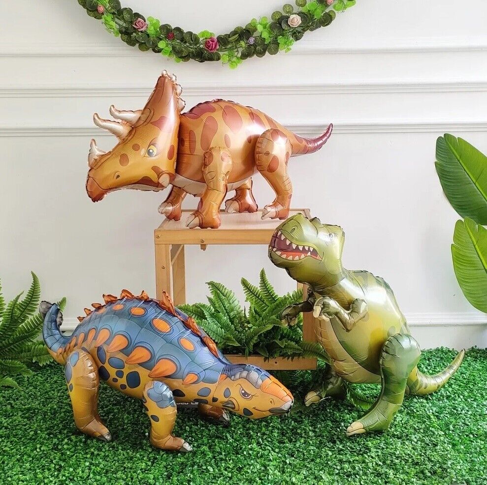 Dinosaur Balloon Giant 4D Foil Air Balloon Self Standing Birthday Party Festival Dinosaur Balloon Giant 4D Foil Air Balloon Self Standing Birthday Party Festival